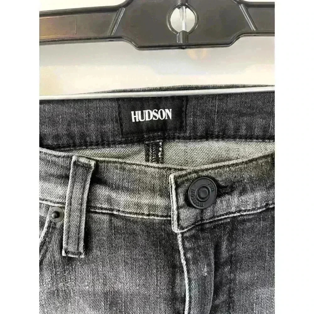 NWT Hudson Jeans Natalie Mid-Rise Super Skinny Ankle Jeans Size 27 washed black - Picture 5 of 9